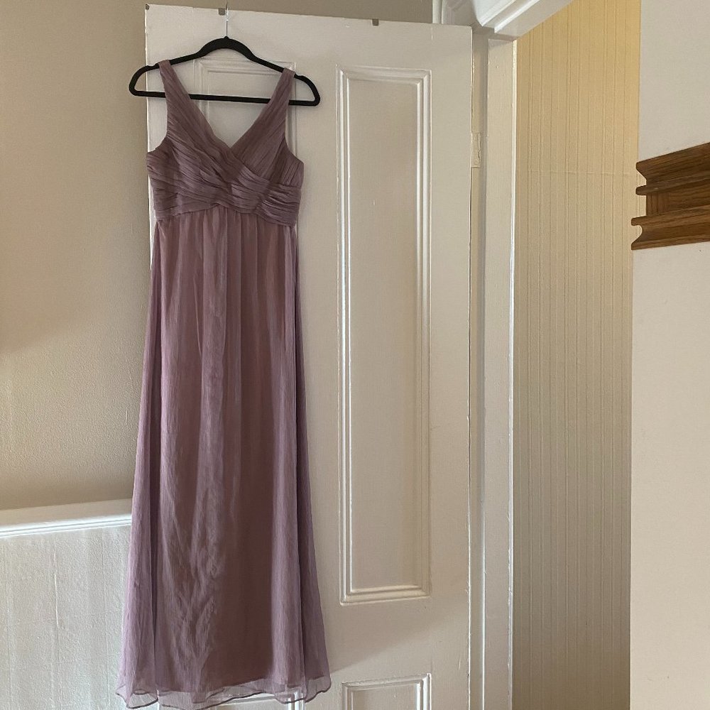 Violet Grey Bridesmaid Dress; Style: Angie